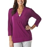 Merona® Women's Jersey Yoga Top - Quaint Berry