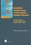 The international criminal tribunal for Rwanda 2003-2004