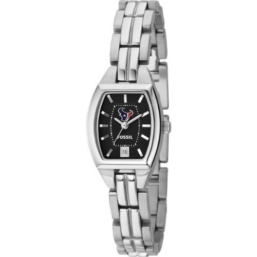 Fossil Women's NFL1205 NFL Houston Texans Round Dial Watch