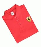 Personalised Embroidered Red Polo Shirt XL Ferrari