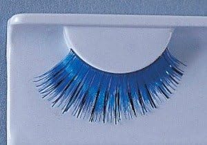 EYELASHES BLUE WITH BLACK