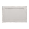 Modern Home Bath Rug- White 21x34"