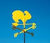 Eigenschaften SvenskaV  / Wetterfahne Hahn in gelb - von SvenskaV