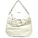 in Vogue Belt Design Shoulder Hobo - White
