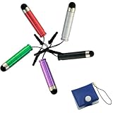 GTMax 5pc Cellphone Tablet Touch Screen Stylus Pen + Bluemall Memory Card Case for Samsung Galaxy S2 I9100/I777, Epic Touch 4G D710, Hercules T989, Galaxy Tab 7inch, Galaxy Tab ; iphone 4, 4S, Acer Iconia Tab A100, , iPad, Kindle Fire. Toshiba Thrive, ASUS Eee Slate, Coby Kyros, Motorola Xoom Android, HP TouchPad Tablet