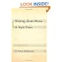 Writing about Music: A Style Sheet