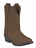 ACME Western Riding Kids Cowboy Boots 12.5 Child Boys Tan Crazyhorse