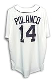 Placido Polanco Detroit Tigers Autographed Majestic White Jersey with ALCS MVP Inscription