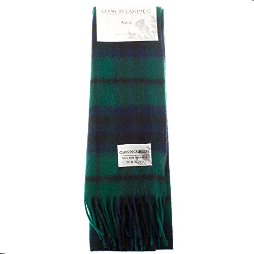 Clans Of Scotland Scottish Tartan Cashmere Scarf