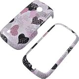 Pink Hearts Quilt Protector Case for LG Cosmos Touch VN270