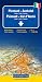 Italien 01. Aostatal / Piemont. 1 : 200 000. Stra�enkarte: Aosta - Turin - Savona. Sehensw�rdigkeiten, Stadtpl�ne, Transitpl�ne, Ortsindex