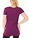 Caramel Cantina 2 Pack Lightweight Maternity V-Necks (X-Large, Plum/D.Teal)