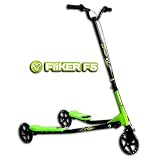 100% Genuine Fliker F5 Scooter For Chldren Aged 9+ in Black and Green