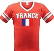 France Flag International Soccer Ringer T-shirt, French Soccer Mens Ringer T-shirt