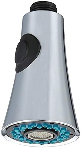 FTLIFE Kitchen Faucet Pull-Out Spray Head/Sprayer ABS Material Polished Chrome Multi-function Universal Replacement Part for Kitchen Sink,Plumbers Tape Hose Washer Included