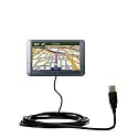 Classic Straight USB Cable for the Garmin nuvi 255WT with Power Hot Sync and Charge capabilities - Gomadic Brand w/ TipExchange Technology