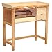 Jeweler's Workbench with Aluminum Workpan, Very Sturdy and Durable Design, Butcher's Block Top, Made in USA Jeweler's Workbench with Aluminum Workpan, Very Sturdy and Durable Design, Butcher's Block Top, Made in USA