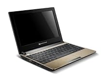 Packard Bell  Dot S/P-017 10.1 inch  Netbook with 7 Hour battery (Intel  Atom N450, 160GB HDD, 1GB Ram , Wifi, Webcam, Windows 7 Starter) Champagne