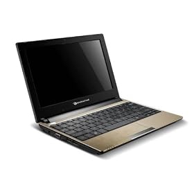 Packard Bell  Dot S/P-017 10.1 inch  Netbook with 7 Hour battery (Intel  Atom N450, 160GB HDD, 1GB Ram , Wifi, Webcam, Windows 7 Starter) Champagne