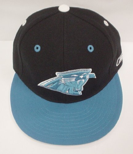 Carolina Panthers Team Colors Fitted Hat By Reebok Size 7 7/8