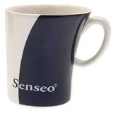 Senseo Design Tasse en porcelaine (crème-blanche/grise)