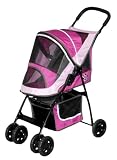 Pet Gear Sport Pet Stroller for Cats and Dogs Upto 20-Pound - Sport Pink