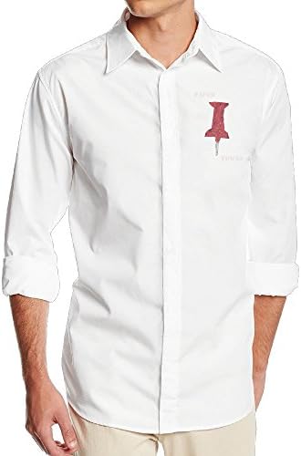 Paper Town Duola Men's Cool Long Sleeve Casual Shirt - SizeXL White