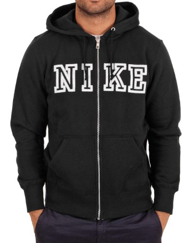 NIKE Herren Kapuzen Sweatjacke Classic FLC FZ, black, M, 426522 Preisvergleich