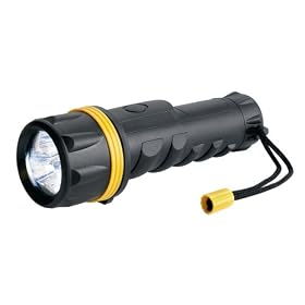 Ring - Lampe torche LED en caoutchouc - Noir