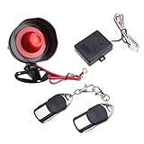 1-Way Car Alarm Protection System + 2 Remote Control with LED Indicator thumbnail