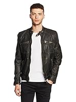 STONES Cazadora Piel (Carbón)