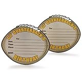 Party Supplies - Lil' Quarterback Invitations (8)