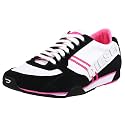Diesel Women's Parabarny Lace-up Sneaker,White/Black,8 M US