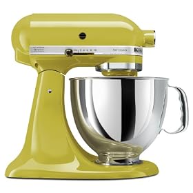 KitchenAid KSM150PSPE Artisan 5-Quart Stand Mixer, Pear: Kitchen &amp; Dining