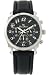 MENS LUCIEN PICCARD LEATHER 24 HR CHRONOGRAPH WATCH 26958BK