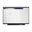 Quartet Prestige Total Erase Dry-Erase One-Month Calendar, 4 x 3 Feet, Graphite Frame (CP43)