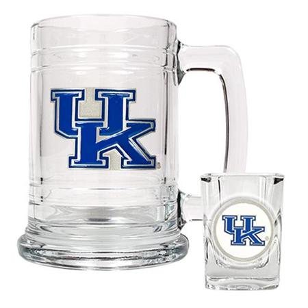 Kentucky Wildcats UK NCAA Boilermaker Set Glass Shot