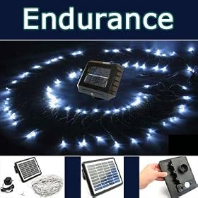 Powerbee Endurance Solar Fairy Lights 240 Quality Superbright LED's Multi Function Indoor and Outdoor Garden, Xmas, Party, Tree Lights for All Year Round Use