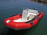 Wallmonkeys Peel and Stick Wall Decals - Red Inflatable Boat in Majorca - 24