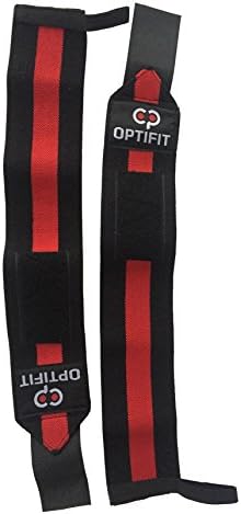 Optifit Wrist Wraps (1 Pair/2 Wraps) 18 Inch for Weightlifting/crossfit/powerlifting/bodybuilding - For Women &amp; Men - Premium Quality