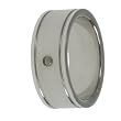 316L stainless steel ring with Diamond Width: 8mm