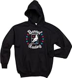 Barrel Racer Stars Horse & Rider Black Hoodie