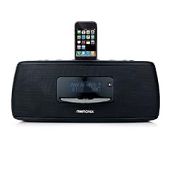 Memorex Mi 9490 P Lautsprechersystem (CD-Player, UKW-Tuner, 30 Watt RMS, Dock) f�r Apple iPod und iPhone schwarz