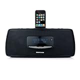 Memorex Mi 9490 P Lautsprechersystem (CD-Player, UKW-Tuner, 30 Watt RMS, Dock) f�r Apple iPod und iPhone schwarz