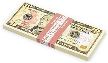 Fake money, New style $10 Prop Money for Movies and Videos