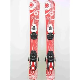 New Lil Flake Kids Jr. Shape Snow Ski with Salomon TZ5 Binding by 