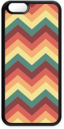 Warms ZigZag Chevron Pattern Black Silicon Case Snap-On Protective Back Cover Rubber Case for Apple® iPhone 6 by UltraCases + FREE Crystal Clear Screen Protector