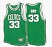 Larry Bird Boston Celtics #33 Retro Swingman Adidas NBA Basketball Jersey (Green)