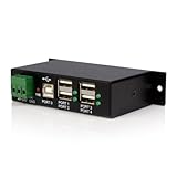 StarTech.com Mountable 4 Port Rugged Industrial USB Hub (ST4200USBM)