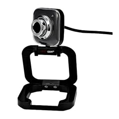 Firstcom Webcam 8 Megapixel USB 2.0 Integriertes Mikrofon Schwarz